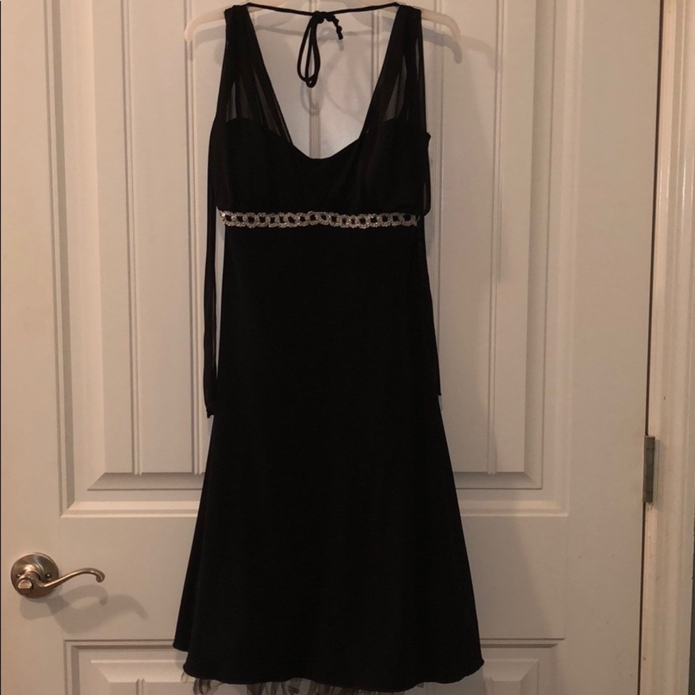 Black Dress with Sequins